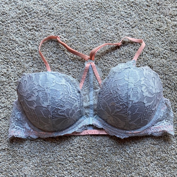 Racerback push up bra